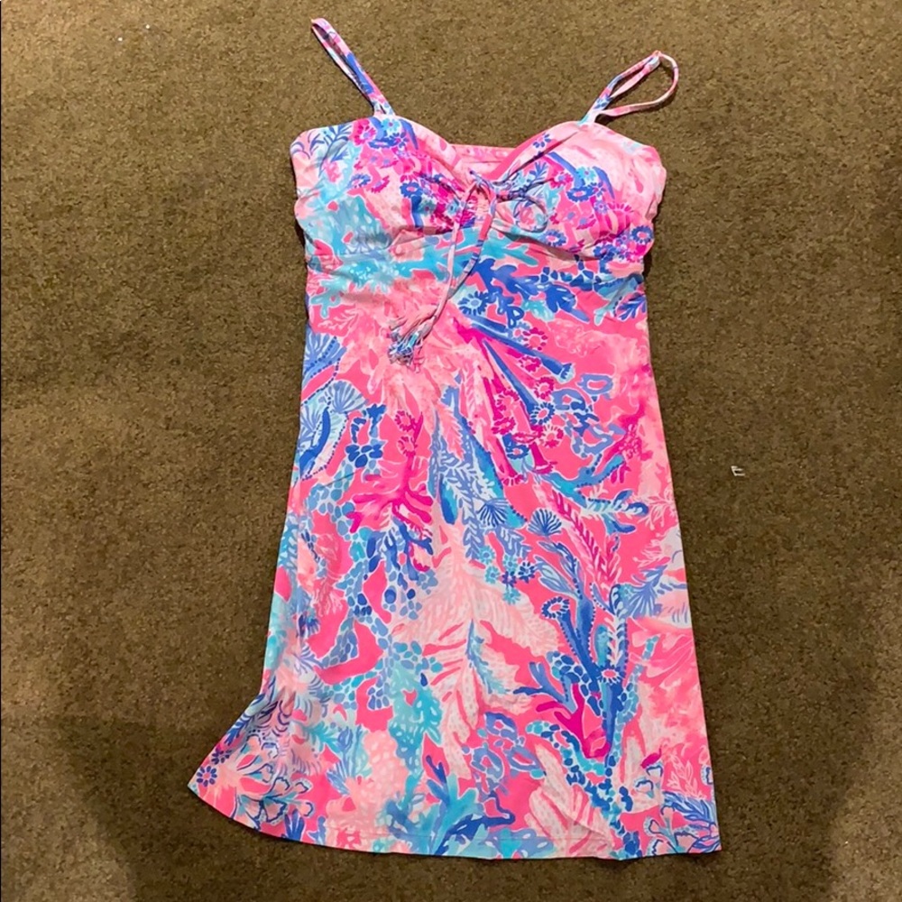 Lilly Pulitzer spaghetti strap day dress